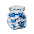 Contemporary Glass Jar - Foil Wrapped Hard Candy (32 Oz.)